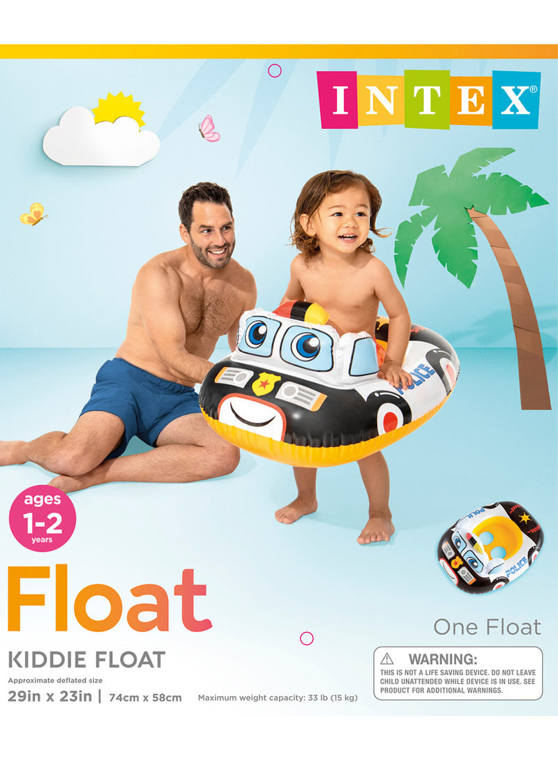 Intex Kiddie Float Lil' Police Car 74 x 58 cm Multicolor