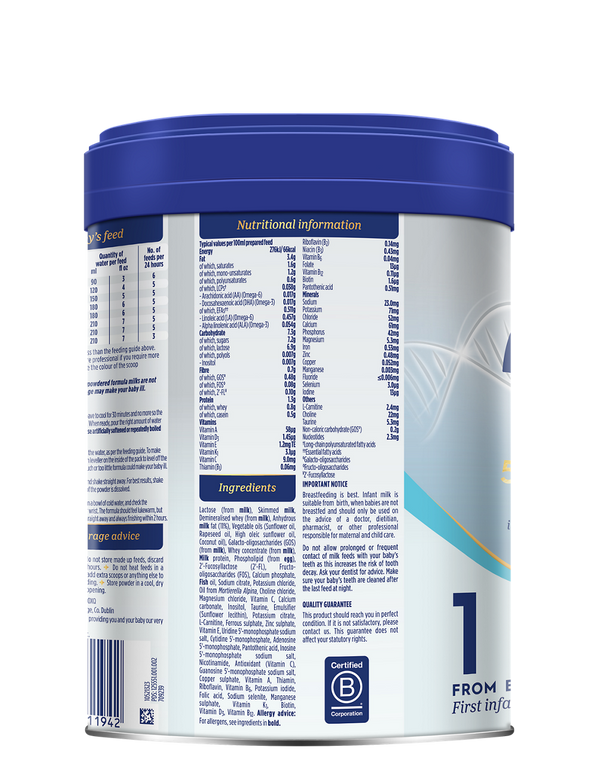 Aptamil Advanced First Infant Milk – From Birth, 800g