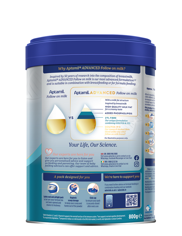 Aptamil Advanced Follow On Milk – 6–12 Months, 800g