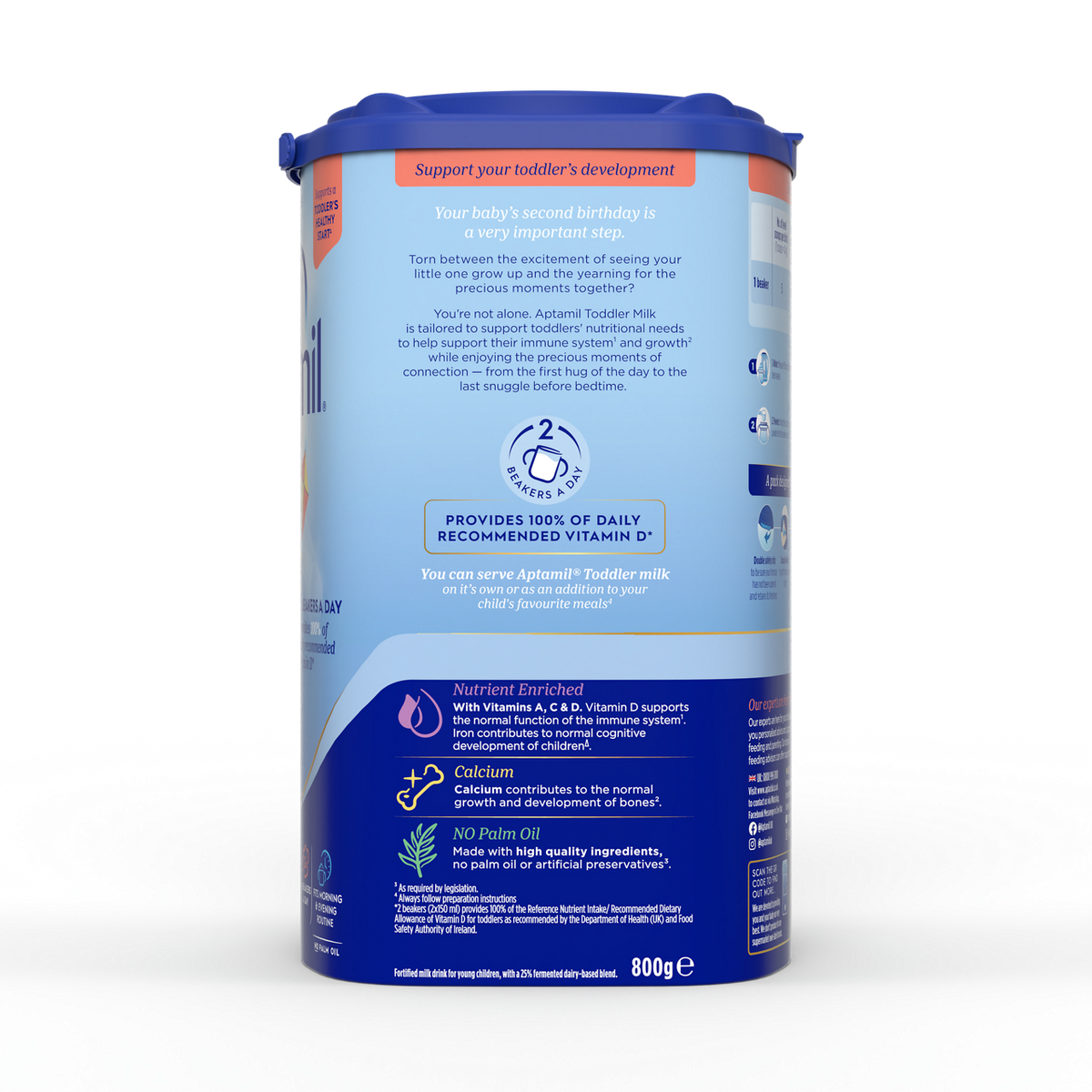 Aptamil Stage 4 Toddler Milk – 2–3 Years, 800g