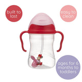 b.box Disney Minnie Mouse Weighted Straw Sippy Cup 240 ml – 6M+