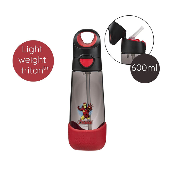 b.box Marvel Avengers Tritan Straw Drink Bottle 600 ml – 3Y+