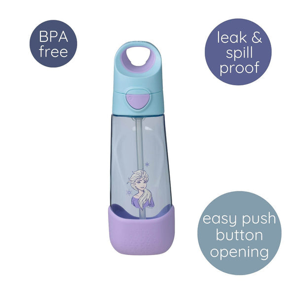 b.box Disney Frozen Tritan Straw Drink Bottle 600 ml – Anna & Elsa