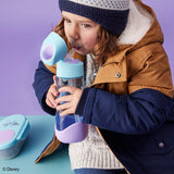 b.box Disney Frozen Tritan Straw Drink Bottle 600 ml – Anna & Elsa