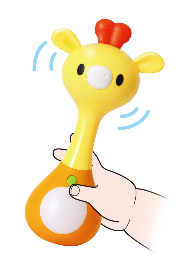 Hola Mini Rattle with Music & Light 3M+ Cat Multicolor