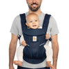 Ergobaby Carrier Omni Breeze Baby SoftFlex Mesh Midnight Blue