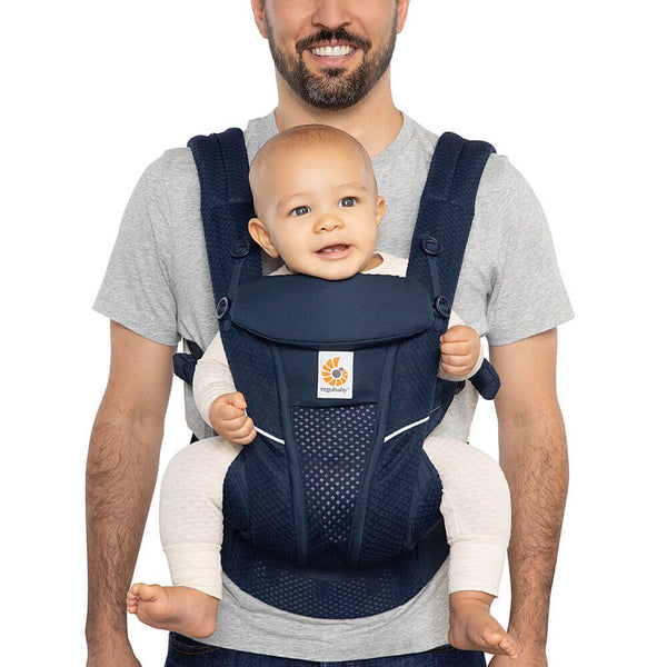 Ergobaby Carrier Omni Breeze Baby SoftFlex Mesh Midnight Blue