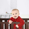 R For Rabbit Wooden Crib Baby'S Den Grey White