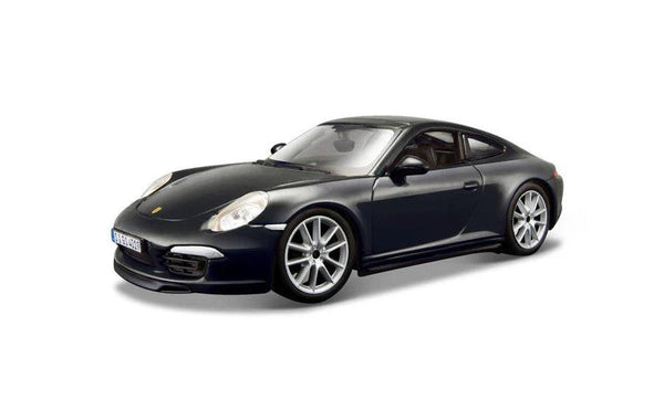 Bburago 1:24 Porsche 911 Carrera S Black Licensed Diecast Scale Model Car