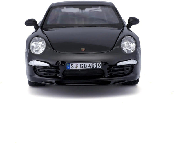 Bburago 1:24 Porsche 911 Carrera S Black Licensed Diecast Scale Model Car