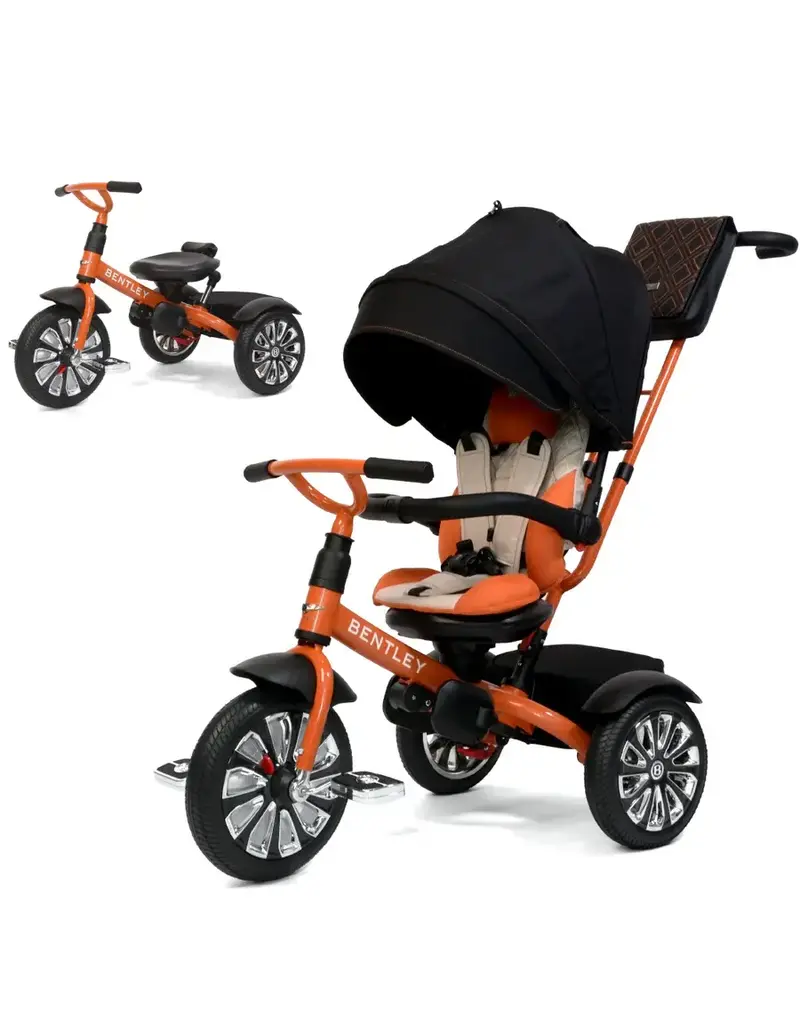 Bentley Mulliner 6-in-1 Trike Stroller – Mandarin | 6 Months to 5 Years