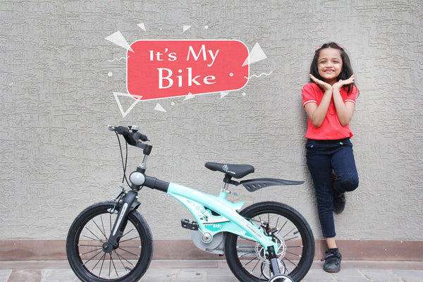 R For Rabbit Bicycle Tiny Toes Jazz 14 Inch Blue