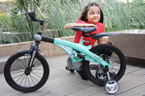 R For Rabbit Bicycle Tiny Toes Jazz 14 Inch Blue