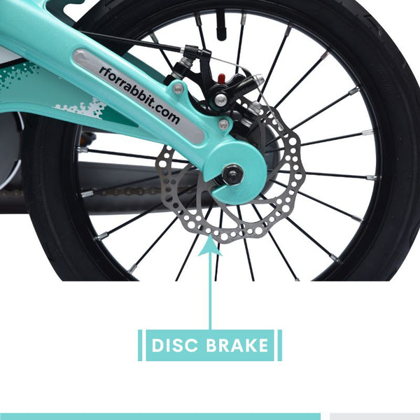 R For Rabbit Bicycle Tiny Toes Jazz 14 Inch Blue