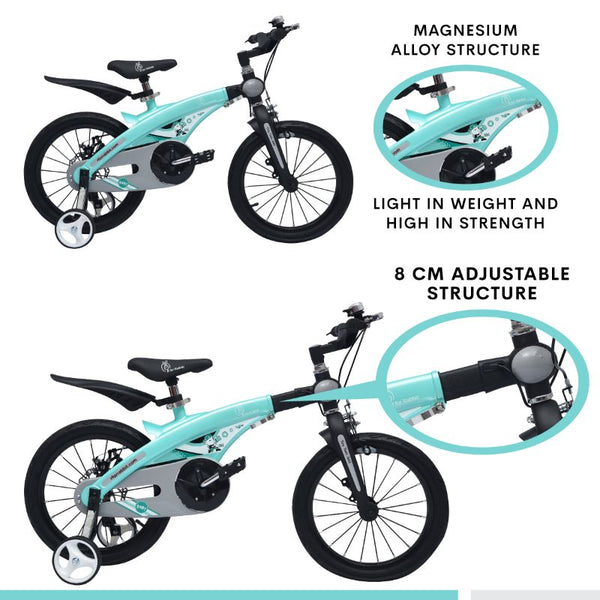 R For Rabbit Bicycle Tiny Toes Jazz 14 Inch Blue