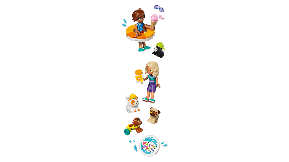 LEGO Friends Fun Water Park Day 278 Pieces 13 × 27 × 16 cm Multicolour