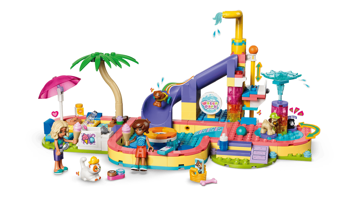 LEGO Friends Fun Water Park Day 278 Pieces 13 × 27 × 16 cm Multicolour
