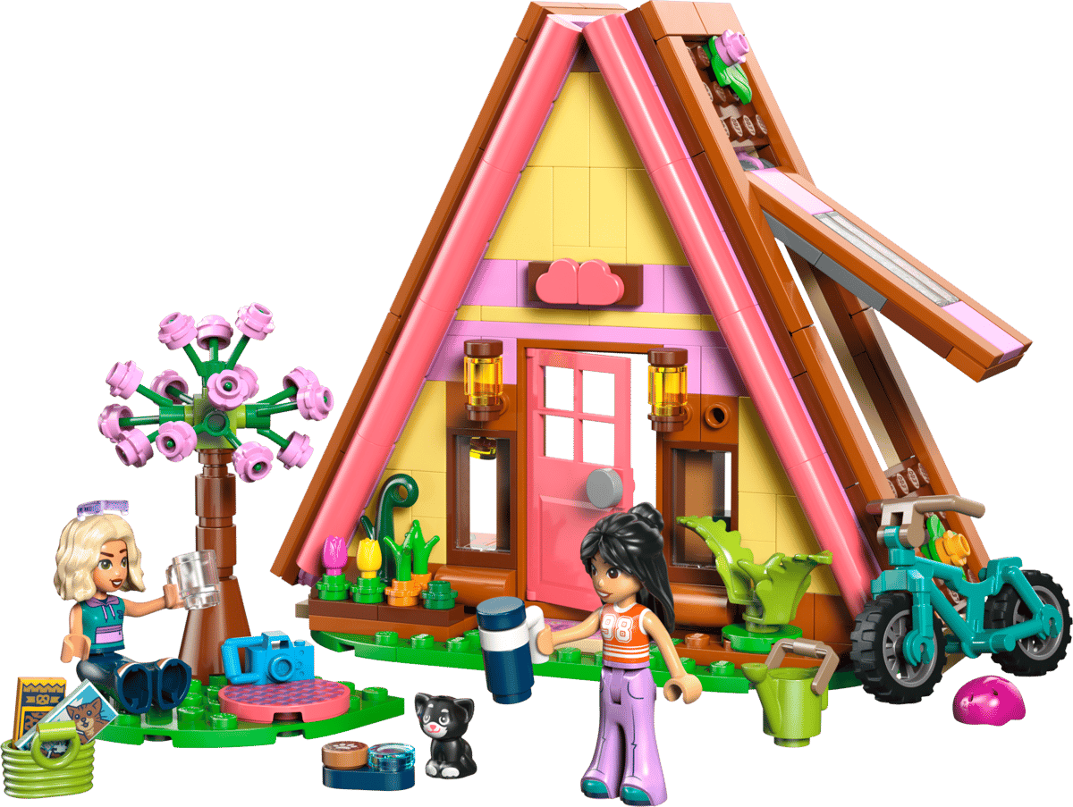LEGO Friends Nature Glamping Cabin 295 Pieces 13 × 14 × 8 cm Multicolour