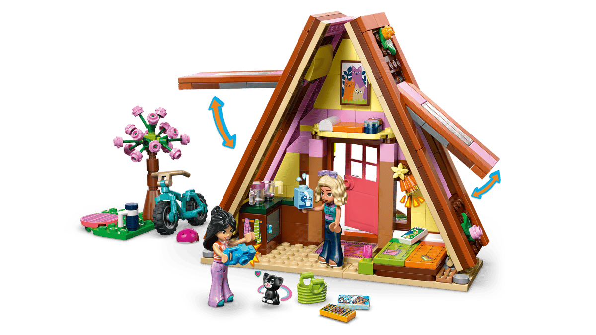 LEGO Friends Nature Glamping Cabin 295 Pieces 13 × 14 × 8 cm Multicolour