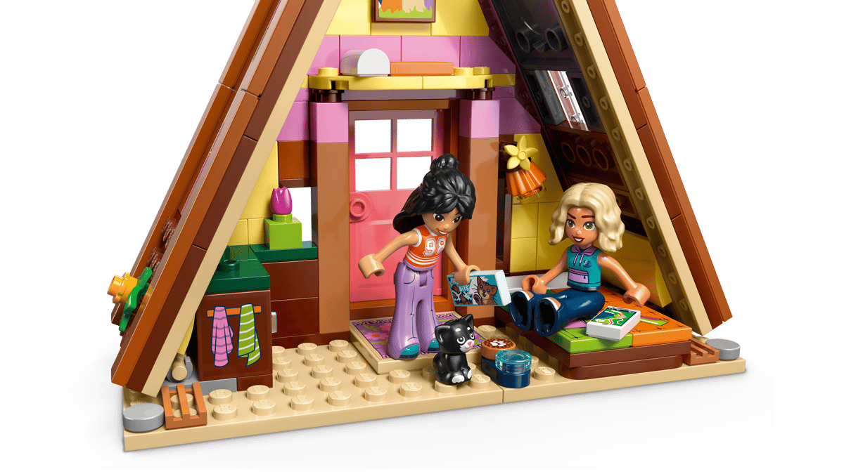 LEGO Friends Nature Glamping Cabin 295 Pieces 13 × 14 × 8 cm Multicolour