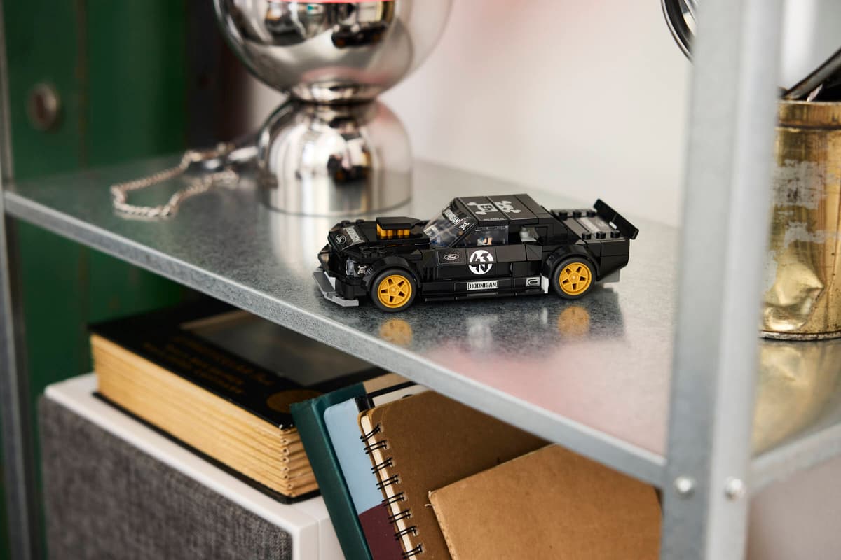 LEGO Speed Champions Ken Block's '65 Ford Mustang Hoonicorn V1 345 Pieces 4 × 16 × 7 cm Black