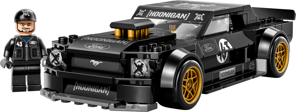 LEGO Speed Champions Ken Block's '65 Ford Mustang Hoonicorn V1 345 Pieces 4 × 16 × 7 cm Black