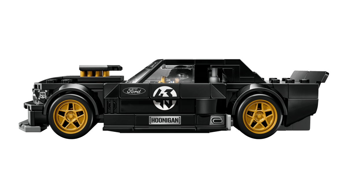 LEGO Speed Champions Ken Block's '65 Ford Mustang Hoonicorn V1 345 Pieces 4 × 16 × 7 cm Black