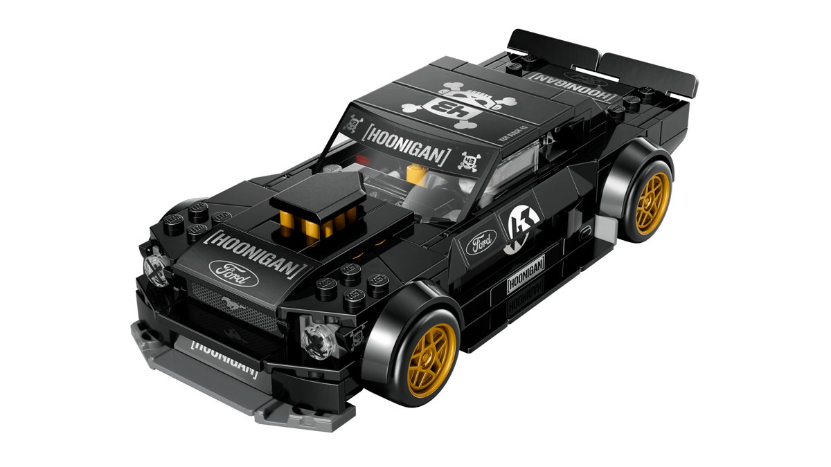 LEGO Speed Champions Ken Block's '65 Ford Mustang Hoonicorn V1 345 Pieces 4 × 16 × 7 cm Black