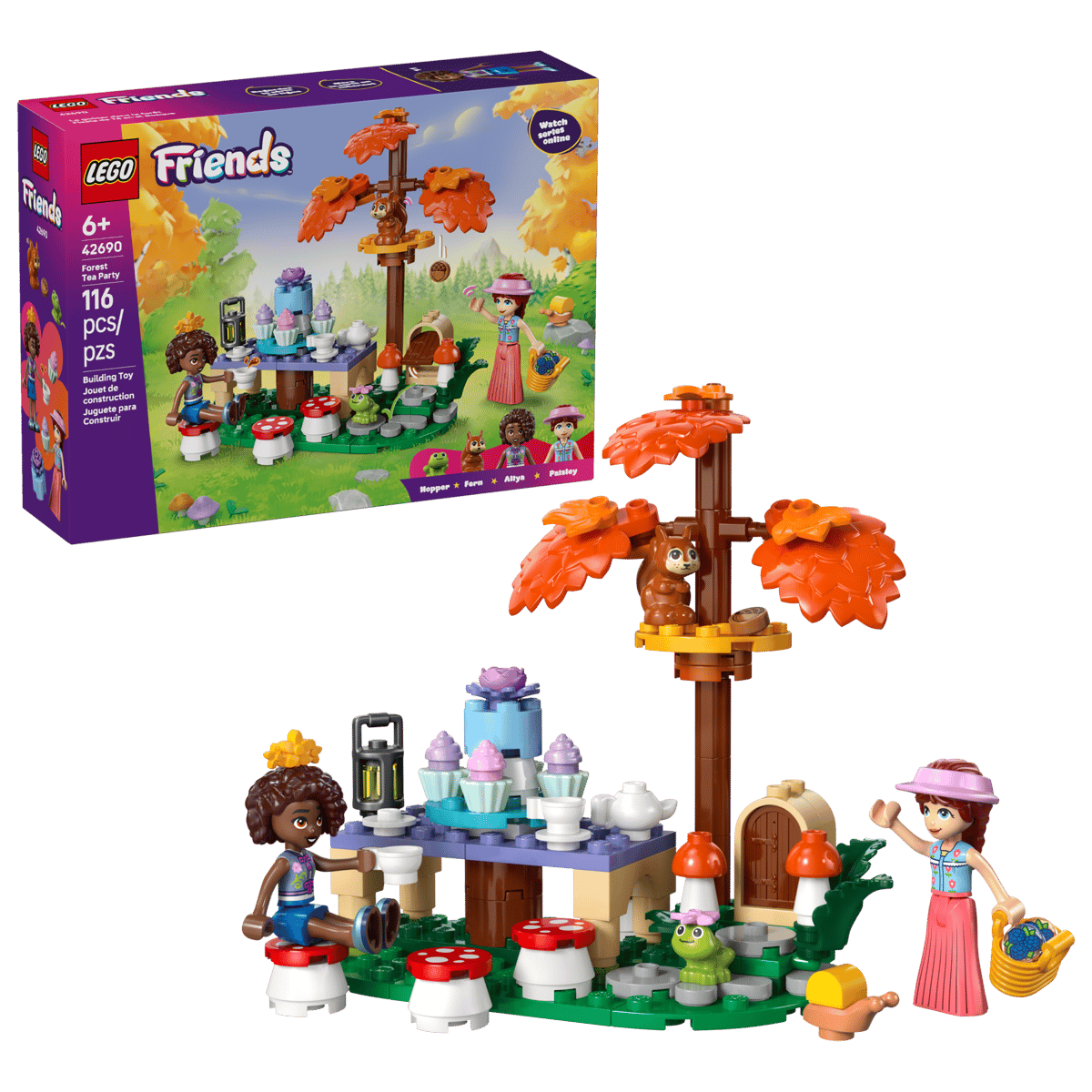 LEGO Friends Forest Tea Party 116 Pieces 12 × 12 × 6 cm Multicolour