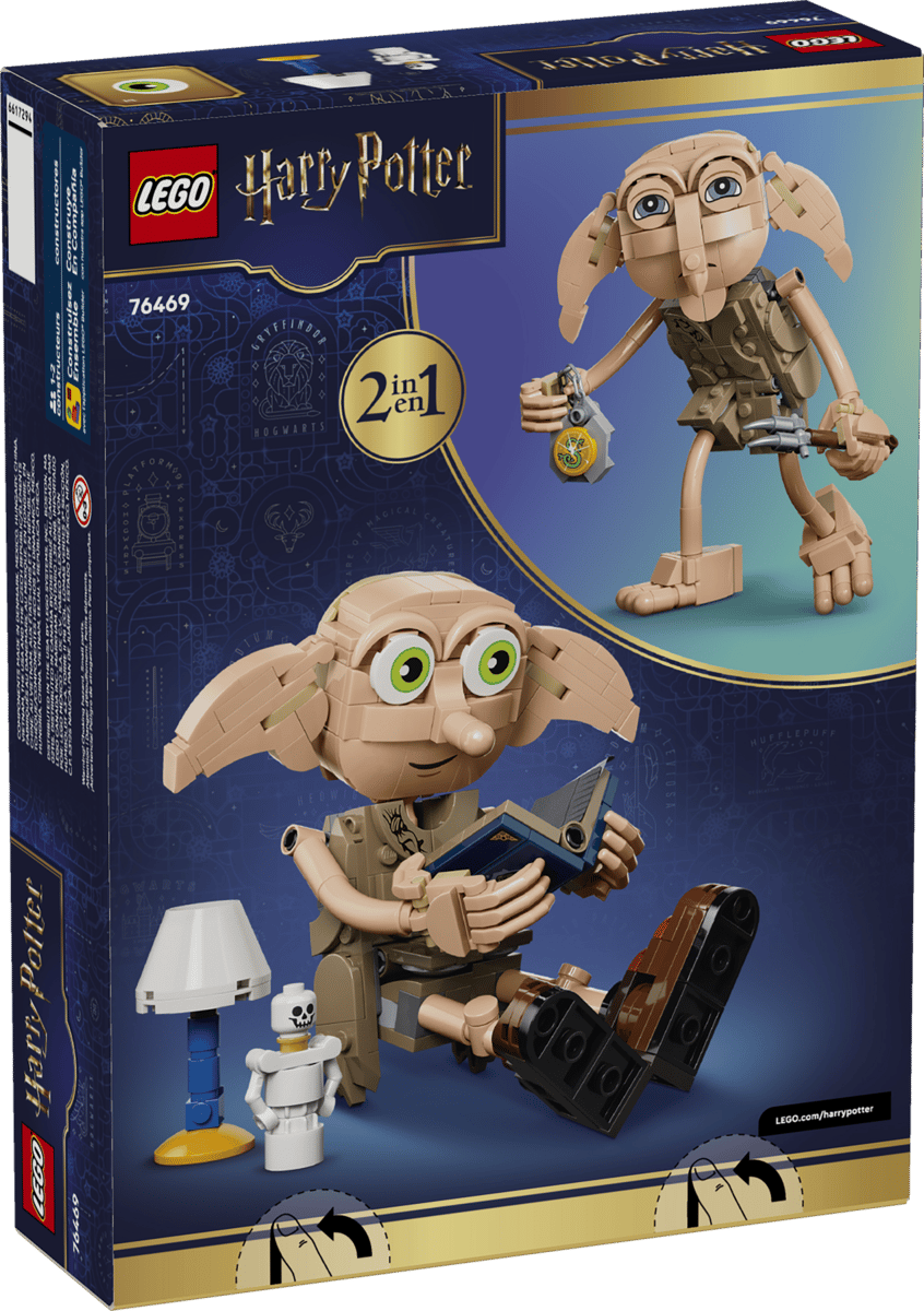 LEGO Harry Potter Dobby the Free Elf 379 Pieces 18 cm Multicolour