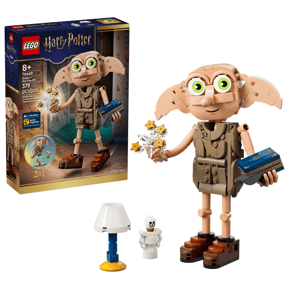 LEGO Harry Potter Dobby the Free Elf 379 Pieces 18 cm Multicolour