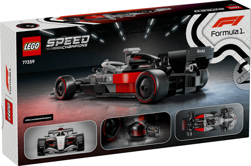 LEGO Speed Champions Audi Revolut F1 Team R26 Race Car 216 Pieces Multicolour