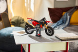 LEGO Technic Ducati Desmo450 MX Factory Motorcycle 457 Pieces 19 × 31 × 11 cm Red