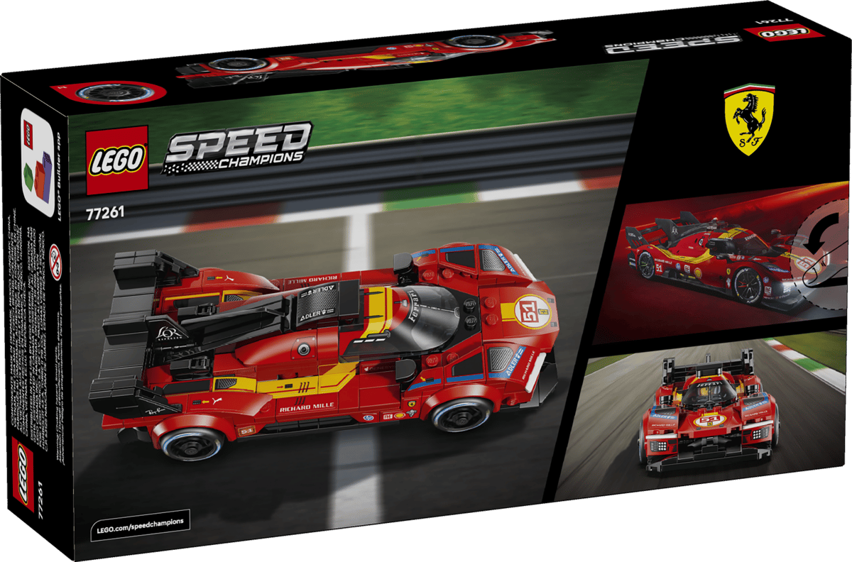 LEGO Speed Champions Ferrari 499P 329 Pieces 4 × 18 × 7 cm Red