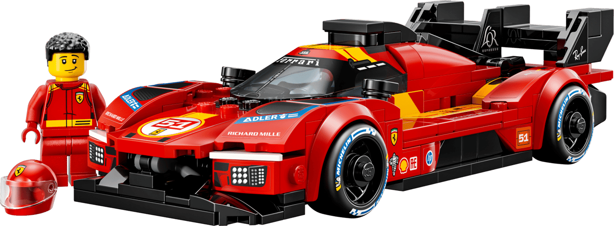 LEGO Speed Champions Ferrari 499P 329 Pieces 4 × 18 × 7 cm Red