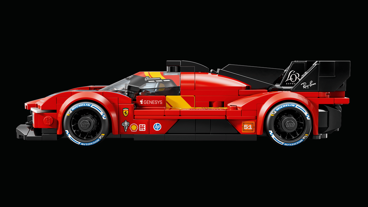 LEGO Speed Champions Ferrari 499P 329 Pieces 4 × 18 × 7 cm Red