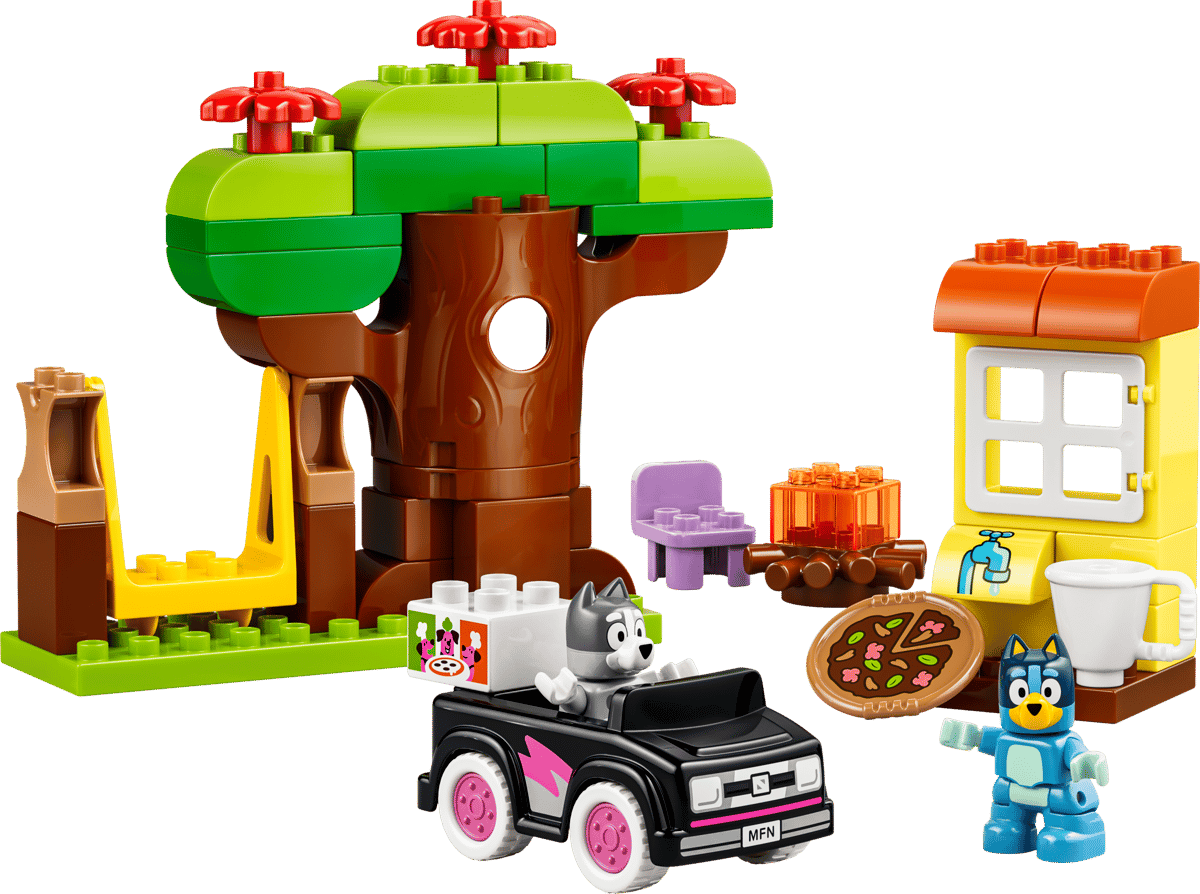 LEGO DUPLO Bluey Pizza Girls with Muffin and Bluey 44 Pieces Multicolour