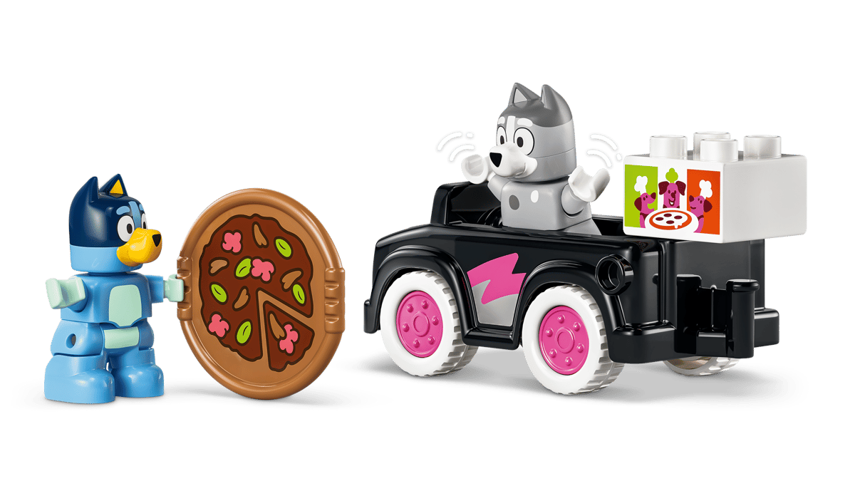 LEGO DUPLO Bluey Pizza Girls with Muffin and Bluey 44 Pieces Multicolour