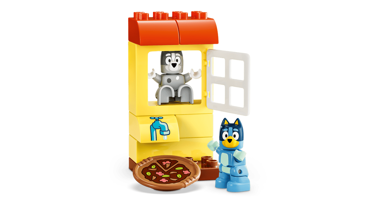 LEGO DUPLO Bluey Pizza Girls with Muffin and Bluey 44 Pieces Multicolour