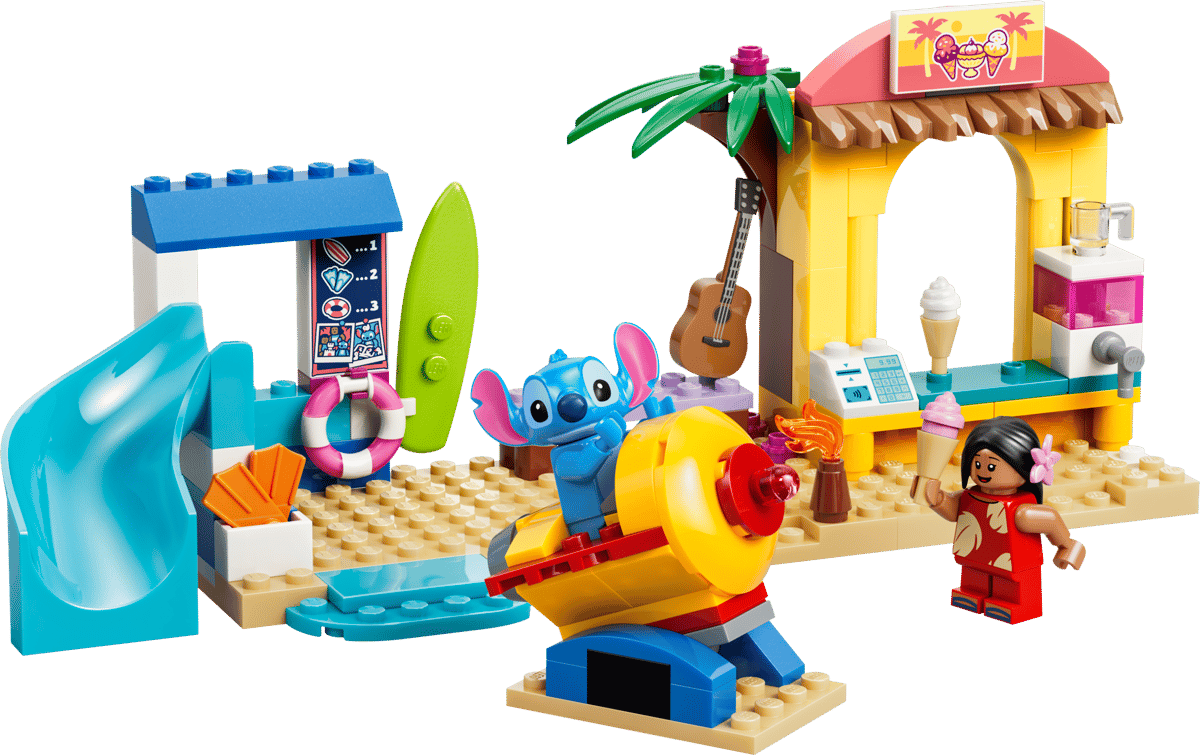 LEGO Disney Beach Fun with Lilo & Stitch 113 Pieces 9 × 23 × 9 cm Multicolour