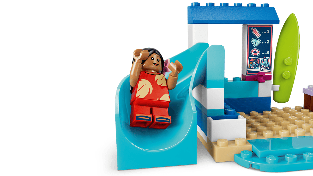 LEGO Disney Beach Fun with Lilo & Stitch 113 Pieces 9 × 23 × 9 cm Multicolour
