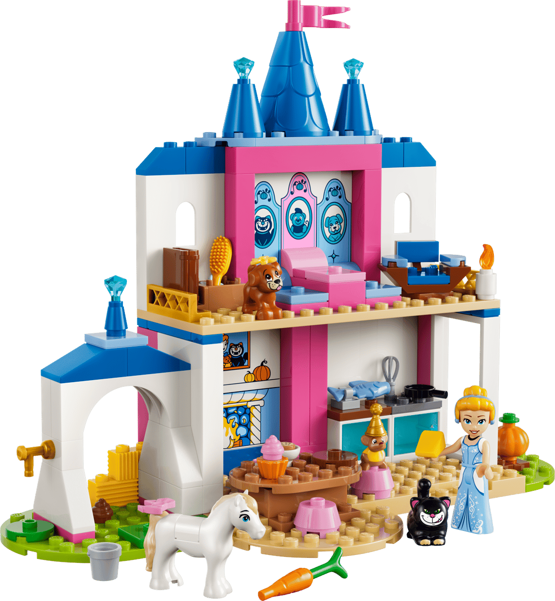 LEGO Disney Cinderella Animal Friends Castle 149 Pieces 18 × 22 × 9 cm Multicolour