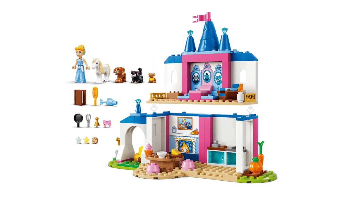 LEGO Disney Cinderella Animal Friends Castle 149 Pieces 18 × 22 × 9 cm Multicolour