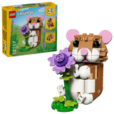 LEGO Creator 3in1 Cute Hamster with a Flower 166 Pieces 6 × 8 × 5 cm Multicolour