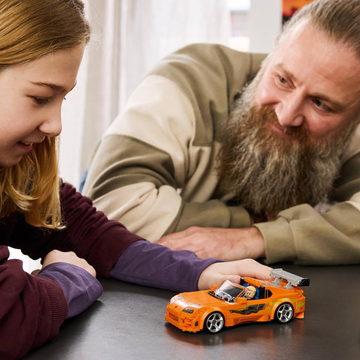 LEGO Speed Champions The Fast and The Furious Toyota Supra MK4 292 Pieces 4 × 15 × 7 cm Orange