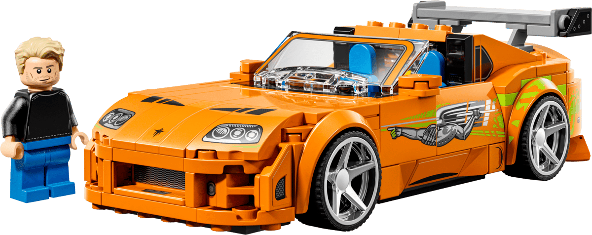 LEGO Speed Champions The Fast and The Furious Toyota Supra MK4 292 Pieces 4 × 15 × 7 cm Orange