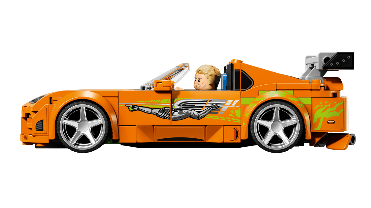 LEGO Speed Champions The Fast and The Furious Toyota Supra MK4 292 Pieces 4 × 15 × 7 cm Orange