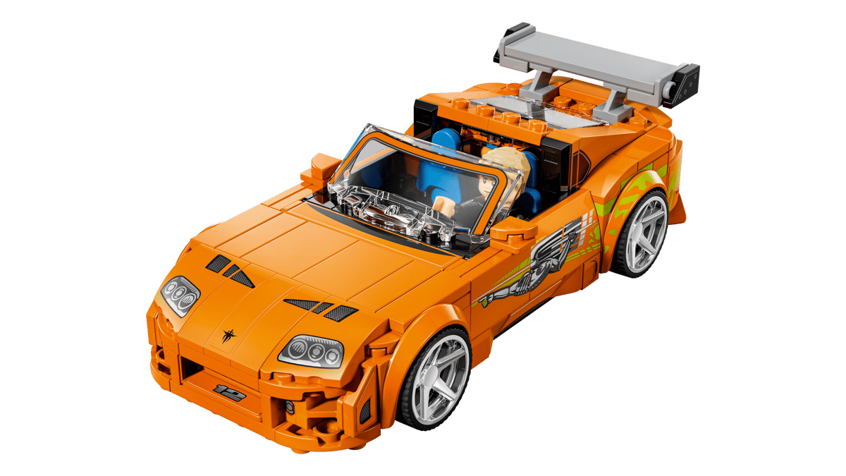 LEGO Speed Champions The Fast and The Furious Toyota Supra MK4 292 Pieces 4 × 15 × 7 cm Orange
