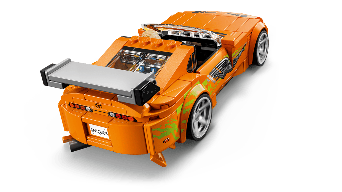 LEGO Speed Champions The Fast and The Furious Toyota Supra MK4 292 Pieces 4 × 15 × 7 cm Orange