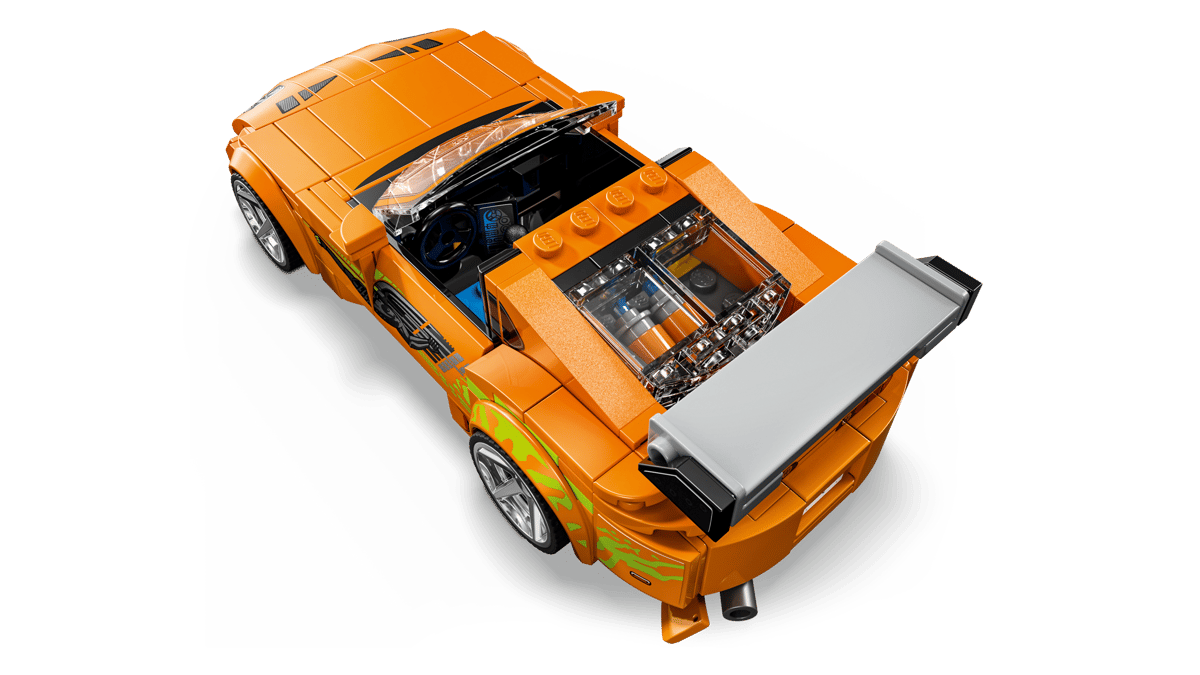LEGO Speed Champions The Fast and The Furious Toyota Supra MK4 292 Pieces 4 × 15 × 7 cm Orange